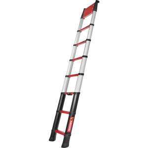 Scara telescopica pentru pompieri si salvare, Telesteps, Rescue Line, rosie, 4.1m, EN1147, 13 trepte, sarcina maxima 500kg - Img 3