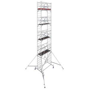 Schela mobila Stabilo S10 0,75 x 2m, aluminiu, inaltime lucru 11,4m - Img 12