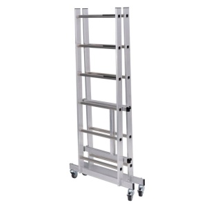 Schela pliabila mobila Corda 0,5 x 1,25m, aluminiu, inaltime lucru 2,9m - Img 3