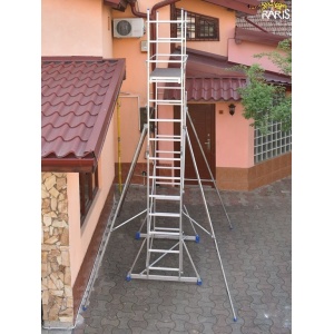 Schela RARIS rabatabila formata din 2 scari de aluminiu cu balamale articulate, tip SCBA - Img 2
