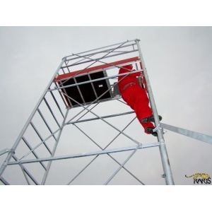 Schele , profesionale, mobile, din otel, suprafata podina 1.6x0.7m, Hlucrumax: 4.5-13.5m, tip S1.6 - Img 3