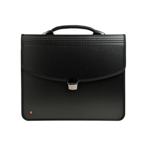 Servietă cu mâner și 2 compartimente Exactive Exatravel Exacompta 59144E, negru