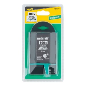 Set 100 lame trapezoidale Wolfcraft 4314000, profi inaltimea lamei 52 mm, grosimea lamei 0, 65 mm - Img 3