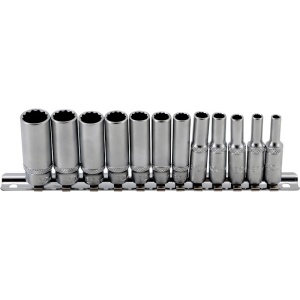 Set 12 chei tubulare lungi, 1/4" (6.3 mm), 12 puncte