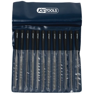 Set 12 pile KS Tools ac cu mâner din material plastic - Img 1