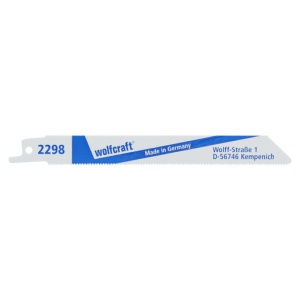 Set 2 panze fierastrau sabie Wolfcraft 2298000 pentru table, neferoase, 150 mm