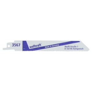 Set 2 panze fierastrau sabie Wolfcraft 3567000 pentru lemn cu cuie, aluminiu, 150 mm
