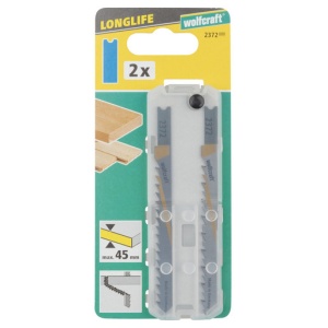 Set 2 panze pentru fierastrau pendular Wolfcraft, 2372000, prindere in U, pentru lemn, adancime taiere 45 mm - Img 2