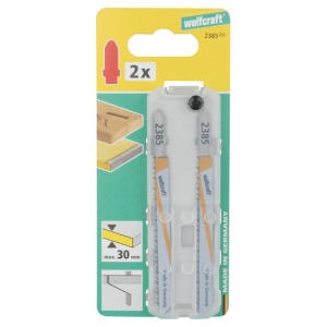 Set 2 panze pentru fierastrau pendular Wolfcraft 2385000, prindere in T, pentru lemn, adancime taiere 30 mm - Img 2