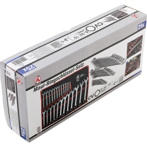 Set 25 chei combinate BGS 6-32 mm, otel-carbon, etui - Img 3