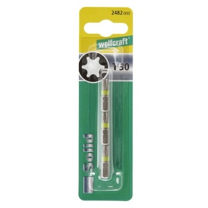 Set 3 biti pentru insurubat Wolfcraft 2482000, TX 30, prindere E63, lungime 25 mm - Img 2