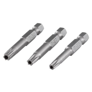 Set 3 biti siguranta Wolfcraft 1262000, TX25-27-30, 50 mm, prindere E63 - Img 1