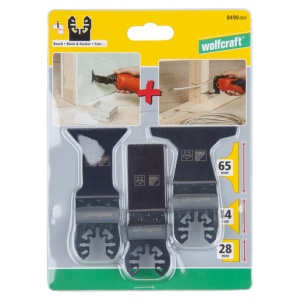 Set 3 panze Wolfcraft 8490000, confectionate din metal HCS - Img 2