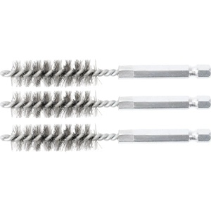 Set 3 perii rotative Ø13mm, fir otel