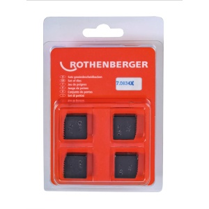 Set 4 buc fălci de tăiat filet, Rothenberger BSPT R, 3/4" - Img 2