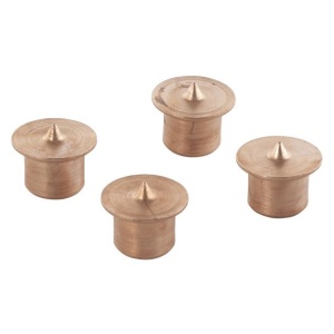Set 4 punctatoare de dibluri, cu diametrul de 10 mm Wolfcraft 2913000, pentru grosimi de 19-30 mm - Img 1