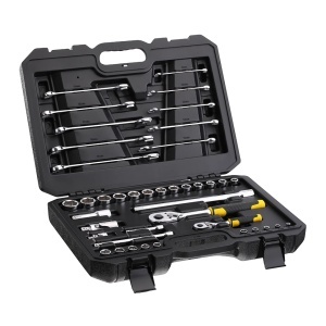 Set 41 piese Stanley tubulare 1/4"+1/2"+ chei - Img 1
