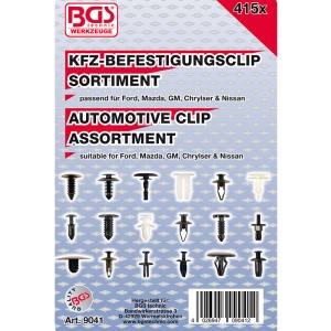 Set 415 clipsuri BGS pentru tapiterie pentru Ford, Mazda, GM, Chrylser & Nissan - Img 2