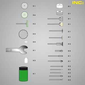 Set 43 accesorii sticla, ceramica si portelan pentru minifreza - Img 5