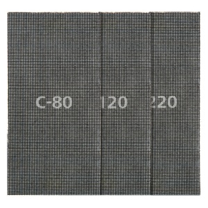 Set 5 foi abrazive Wolfcraft 8467000, pentru placi din gips carton, lemn si vopsea, Gr. 80, 120, 220, 115x230 mm