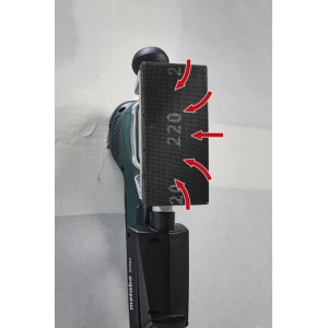 Set 5 foi abrazive Wolfcraft 8467000, pentru placi din gips carton, lemn si vopsea, Gr. 80, 120, 220, 115x230 mm - Img 4