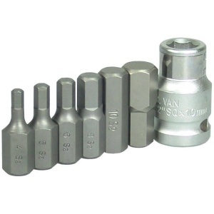 Set 6 varfuri imbus + adaptor 1/2" 4-12 mm - Img 1