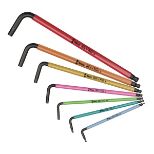 Set 7 x Chei imbus Metric Wera TORX Magnetic forma L protectie anticoroziva multicolor 05022534001 - Img 3