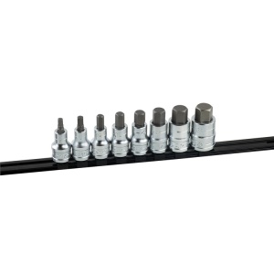 SET 8 CAPETE TUBULARE MOB 1/2’’ CU BIT LOCAS HEXAGONAL PE SUPORT METALIC - L: 183, H6-H19