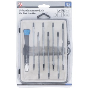 Set 8 piese pentru electronisti, 7 varfuri duble + maner - Img 4