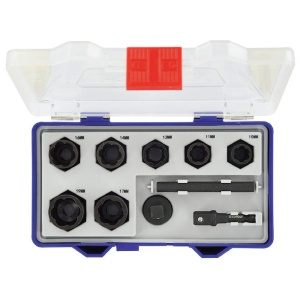 Set capete extractoare suruburi rupte 10 piese 10 - 19