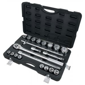Set chei tubulare 3/4" 19-50 mm KS TOOLS, 21 de piese - Img 2