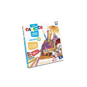 Set creativ Create & Color Kangaroo 3D Carioca