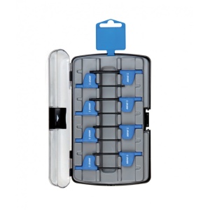Set de 8 chei locas hexagonal cu profil TXP cu maner in cutie de plastic Unior TXP6-TXP20