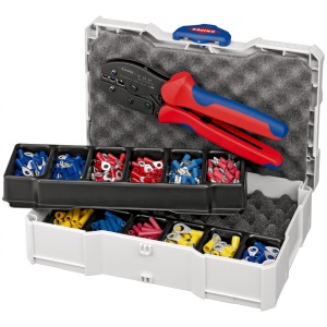 Set de sertizare KNIPEX pentru conectori de cablu 301 piese 0,5 – 6,0 mm² - Img 1