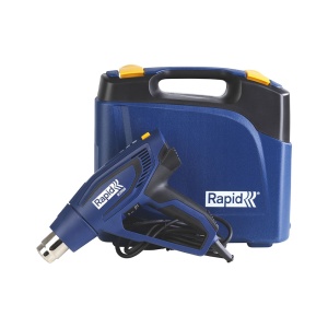 Set suflanta aer cald Rapid R2000 si servieta plastic rigida, putere 2000 W, debit 450 l min, reglare debit aer in 3 trepte, temperatura 60 C 600 C, protectie la supra incalzire, 5001352 - Img 2
