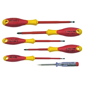SET SURUBELNITE IZOLATE ABS PLATE SI PZ + TESTER - 6P. - Img 1