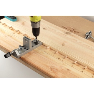 Set universal de dibluire cu prindere simpla Wolfcraft 3750000 pentru dibluri de 6,8,10mm cu grosimi de 12 - 30 mm - Img 4