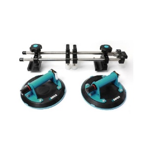 Sistem de fixare si ajustare cu 2 ventuze cu vaccum, 150mm (detasabile) pt. placi ceramice - BIHUI-LFTSA6 - Img 2