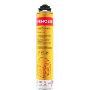 Spumă PU de iarnă, de cea mai înaltă calitate şi cu debit crescut PENOSIL GoldGun 65 Winter, 900 ml