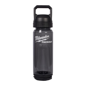 Sticlă de plastic neagră MILWAUKEE PACKOUT™ 740 ml cu capac
