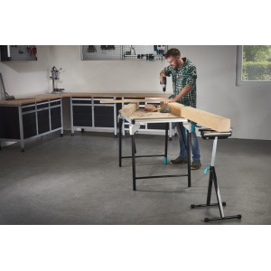 Suport cu rola multifunctional Wolfcraft 6102300, latime 300 mm, sarcina maxima 50 kg - Img 6
