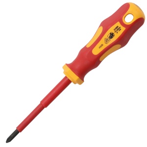Surubelnita cruce electrician BGS VDE, PH1 x 80 mm - Img 1