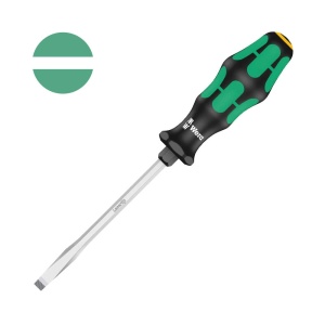 Surubelnita electrician Wera 334 SK dreapta 1.2 x 6.5 x 6 x 10 x 125 x 105 cap Lasertip maner verde antirostogolire 05007674001