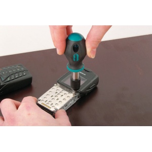 Surubelnita pentru biti Wolfcraft 1239000, magnetic, maner ergonomic, bicomponent, lungime 76 mm - Img 6