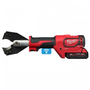 Taietor hidraulic de cabluri Milwaukee M18 ONEHCC-201C FSW SET, taie cablu ∅ 35 mm, livrat cu acumulator, valiza