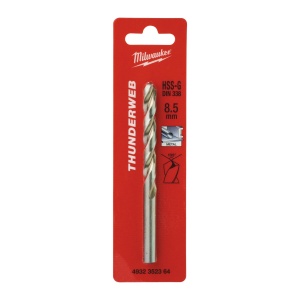 THUNDERWEB - Burghie metal HSS Ground - DIN338 Milwaukee Ø 8.5x75x117 mm - blister 1 buc - Img 2