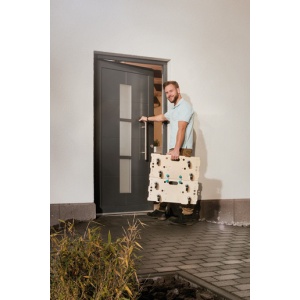 Transportor pe role Wolfcraft FT 400, pentru mobila tip Puzzle Boards, sarcina maxima 400 kg - Img 4