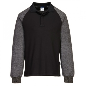 Tricou polo cu mâneci rezistente la tăieturi CR15