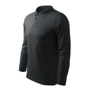 Tricou polo pentru bărbaţi, Single J. LS, 180 g/m² 211 - Img 2