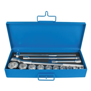 Trusa 14 piese Unior capete chei tubulare 3/4”, 22-50mm